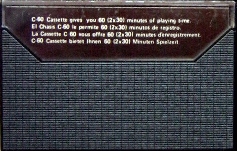 Compact Cassette Sanwa 60 Type I Normal 1979 Hong Kong