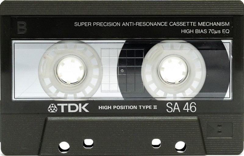 Compact Cassette TDK SA 46 Type II Chrome 1988 Australia, Europe
