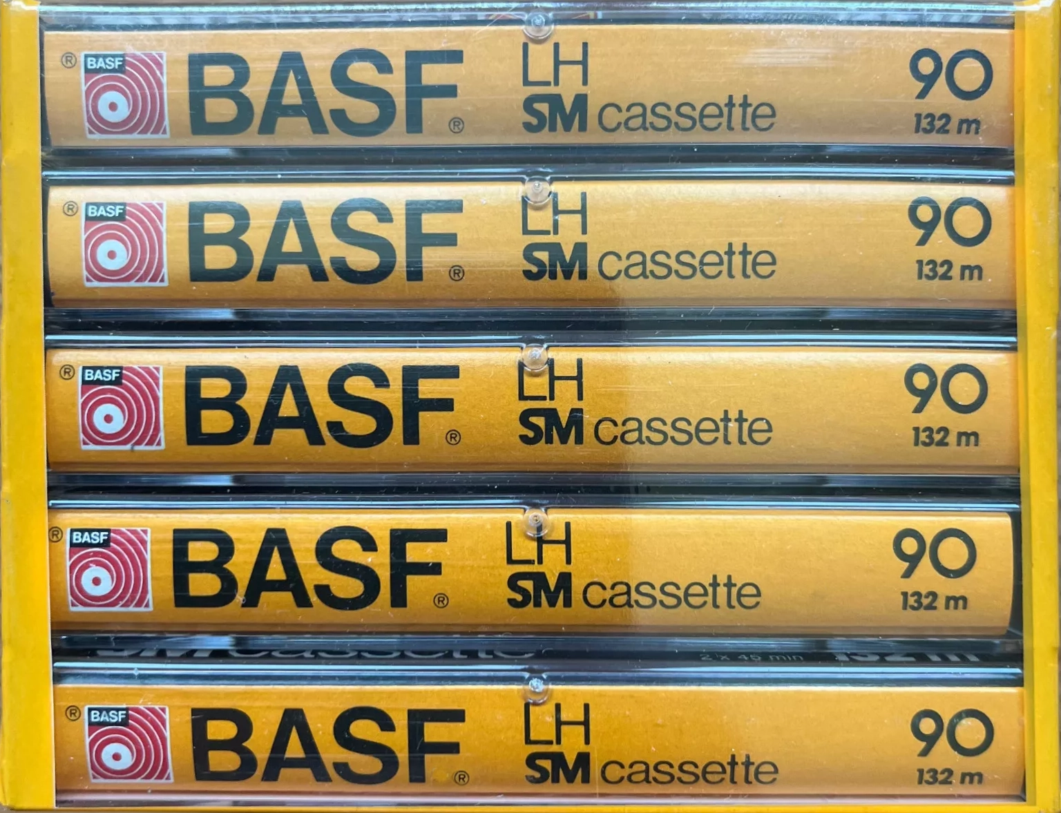 5 pack BASF LH 90 Type I Normal 1978 Germany