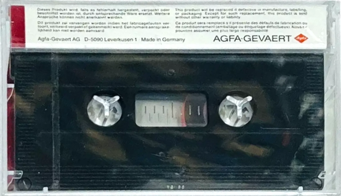 Compact Cassette AGFA "Dolby-Pegel / Dolby-Reference-Level 200 nWb/m" Service Cassette 1982 Europe