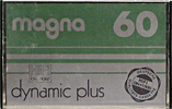 Compact Cassette Magna Dynamic Plus 60 "White" Type I Normal 1980 Europe
