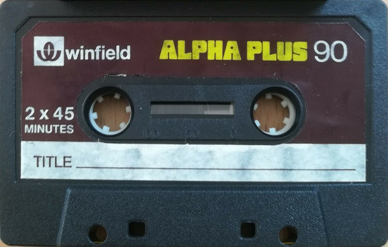 Compact Cassette Winfield Alpha Plus 90 Type I Normal 1980 UK