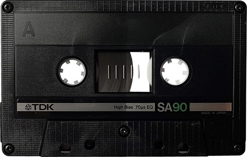 Compact Cassette TDK SA 90 Type II Chrome 1983 Europe