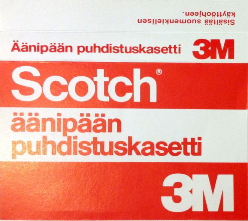 Compact Cassette Scotch Cleaning Cassette 1981 Finland