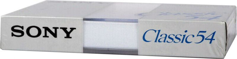 Compact Cassette Sony 54 "Classic 54" Type I Normal 1981 Japan