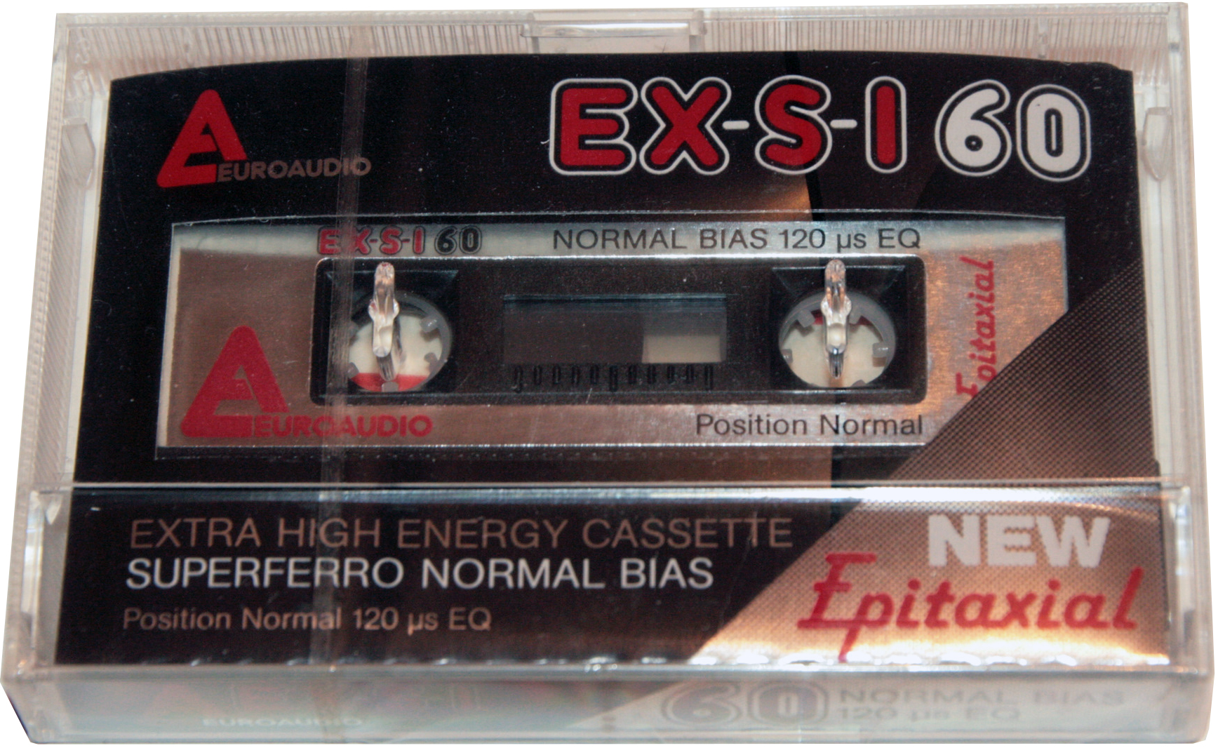Compact Cassette EuroAudio EX-S-I 60 "New Epitaxial" Type II Chrome 1986 Europe