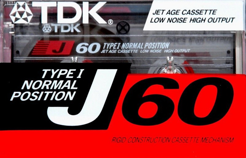 Compact Cassette TDK J 60 Type I Normal 1990 Worldwide