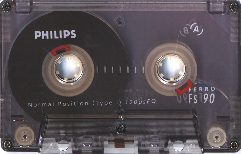 Compact Cassette Philips FS 90 Type I Normal 1990 Europe