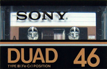 Compact Cassette Sony Duad 46 Type III Ferro Chrome 1979 Japan