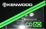 Compact Cassette Kenwood CD 60 Type II Chrome 1982 Japan