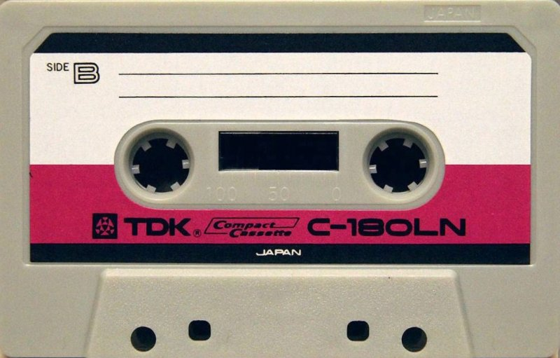 Compact Cassette TDK 180 "C-180LN" Type I Normal 1972 USA