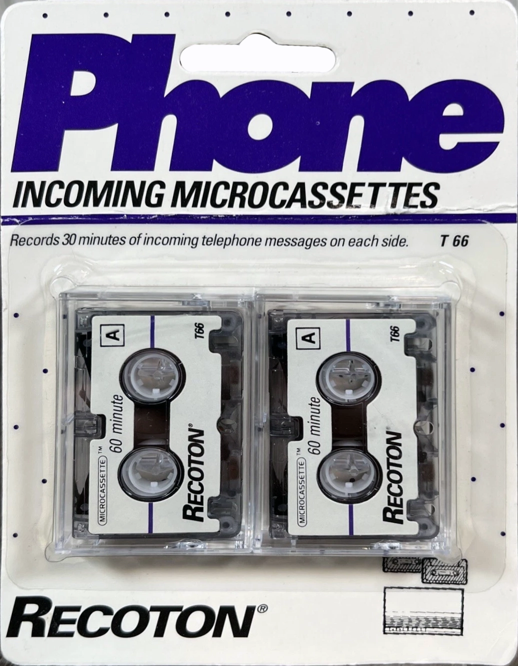 Blister Recoton 60 "T66" Type I Normal 1992 USA