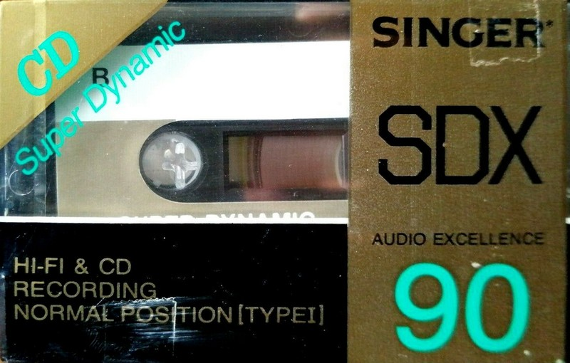 Compact Cassette Singer 90 "SDX" Type I Normal