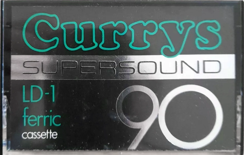 Compact Cassette Currys LD-1 90 Type I Normal 1981 UK