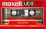 Compact Cassette Maxell UDII / UD2 60 Type II Chrome 1985 Japan
