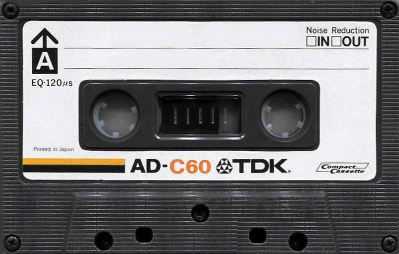 Compact Cassette TDK Audua 60 Type I Normal 1977 Europe, USA