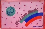 Compact Cassette Sanyo We Love Music 60 "Red" Type I Normal 1983 Japan
