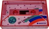 Compact Cassette Sanyo We Love Music 60 "Red" Type I Normal 1983 Japan