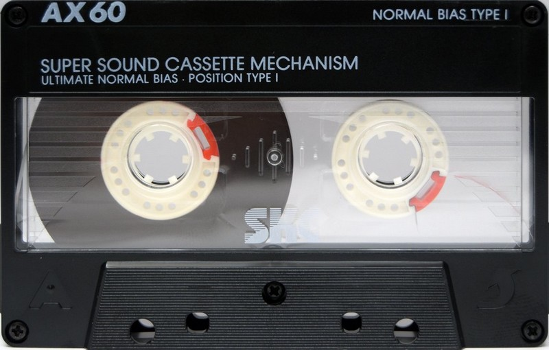 Compact Cassette SKC AX 60 Type I Normal 1987 Europe