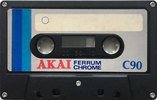 Compact Cassette Akai Canada 90 Type III Ferro Chrome 1979 Canada
