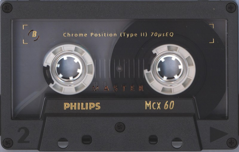 Compact Cassette Philips MCX Master 60 Type II Chrome 1993 Europe