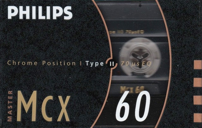Compact Cassette Philips MCX Master 60 Type II Chrome 1993 Europe