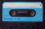 Compact Cassette Maxwell 60 Type I Normal Japan