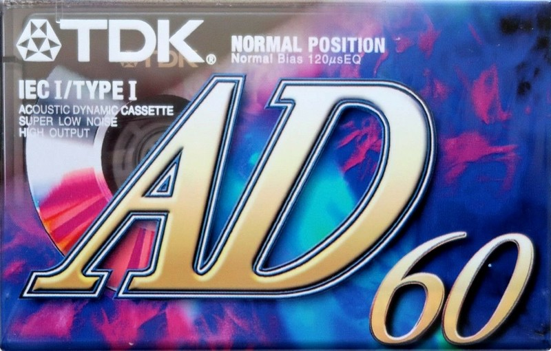 Compact Cassette TDK AD 60 "AD-60" Type I Normal 1997 Europe