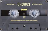 Compact Cassette Saehan Chorus 90 Type I Normal 1996 Europe