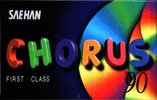 Compact Cassette Saehan Chorus 90 Type I Normal 1996 Europe