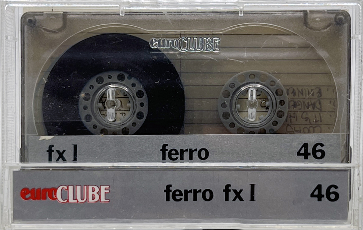 Compact Cassette Euroclube fx I 46 Type I Normal Portugal