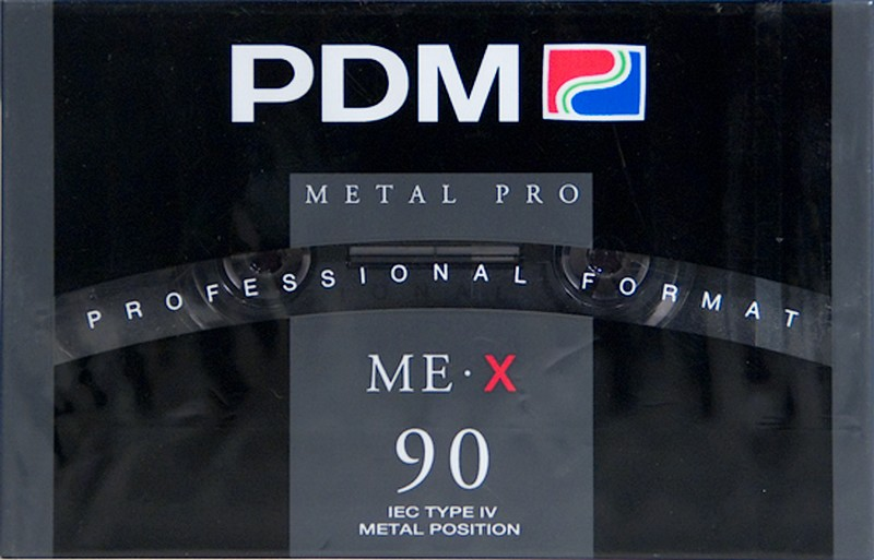 Compact Cassette PDM ME x 90 Type IV Metal 1990 Europe