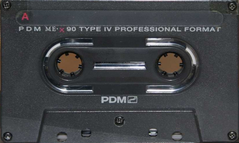 Compact Cassette PDM ME x 90 Type IV Metal 1990 Europe