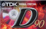 Compact Cassette TDK D 90 "D-90EB" Type I Normal 1997 Worldwide