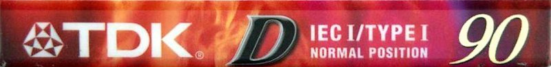 Compact Cassette TDK D 90 "D-90EB" Type I Normal 1997 Worldwide