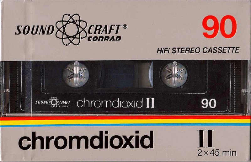 Compact Cassette Conrad 90 Type II Chrome Japan