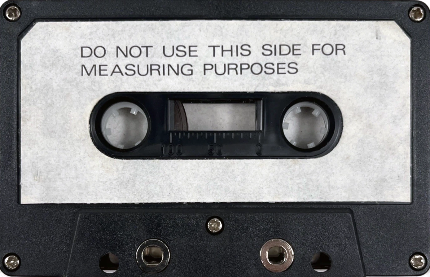 Compact Cassette Philips "TC-S" Test Cassette Europe