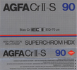 Compact Cassette AGFA Superchrom HDX 90 "Cr II-S" Type II Chrome 1982 Europe