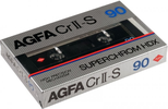 Compact Cassette AGFA Superchrom HDX 90 "Cr II-S" Type II Chrome 1982 Europe