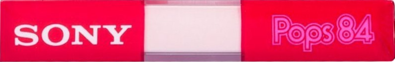 Compact Cassette Sony 84 "Pops 84" Type I Normal 1981 Japan
