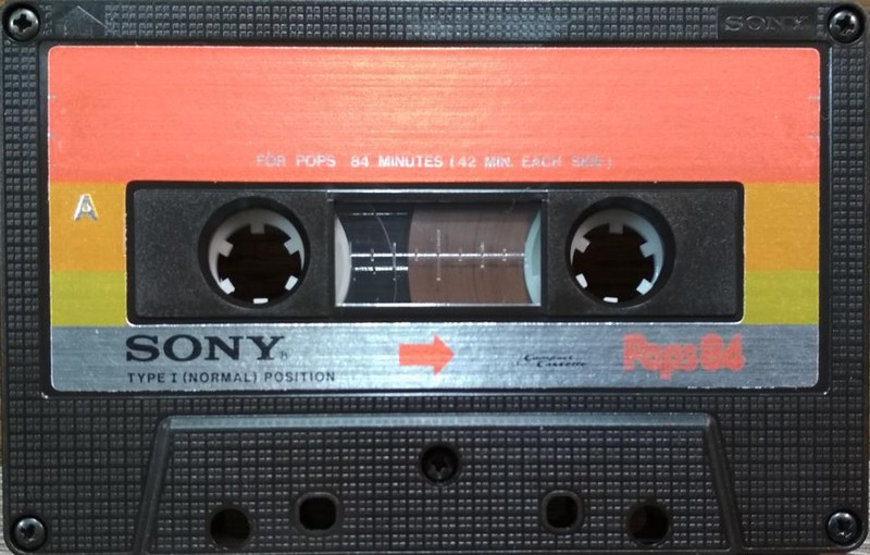Compact Cassette Sony 84 "Pops 84" Type I Normal 1981 Japan