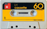 Compact Cassette BASF LH 60 Type I Normal 1973 Europe