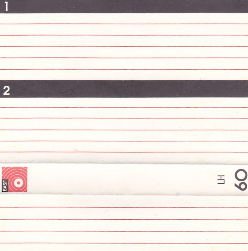 Compact Cassette BASF LH 60 Type I Normal 1973 Europe