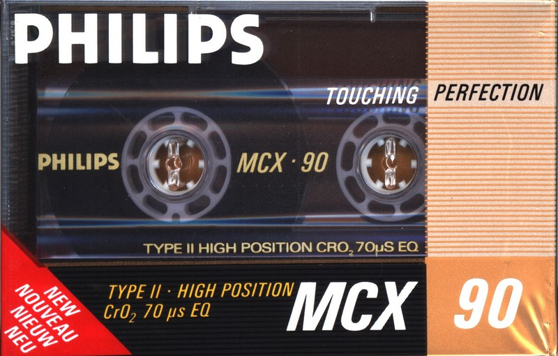Compact Cassette Philips MCX Master 90 Type II Chrome 1987 Europe