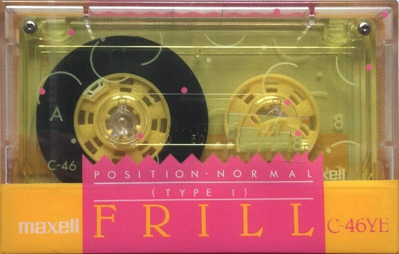 Compact Cassette Maxell FRILL 46 "C-46YE" Type I Normal 1986 Japan