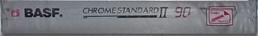 Compact Cassette BASF Chrome Standard II 90 Type II Chrome 1991 Europe