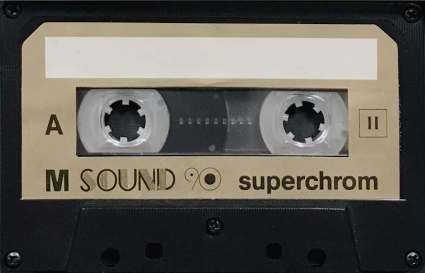 Compact Cassette M Sound 90 Type II Chrome 1981 Europe