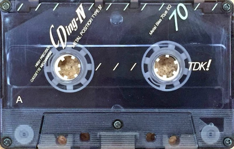 Compact Cassette TDK CDing Metal 70 &quot;CDING4-70M&quot; Type IV Metal 1990 Japan