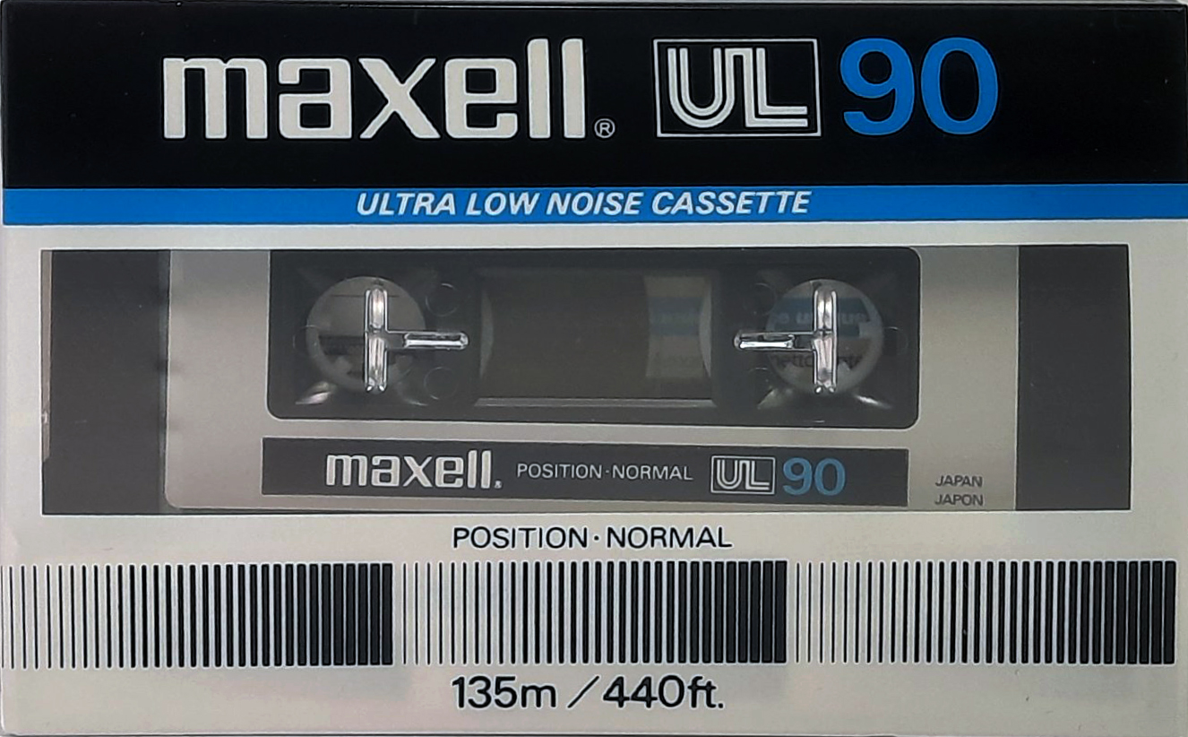 Compact Cassette Maxell UL 90 Type I Normal 1982 Europe