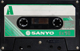 Compact Cassette Sanyo RX 90 Type I Normal 1986 Europe